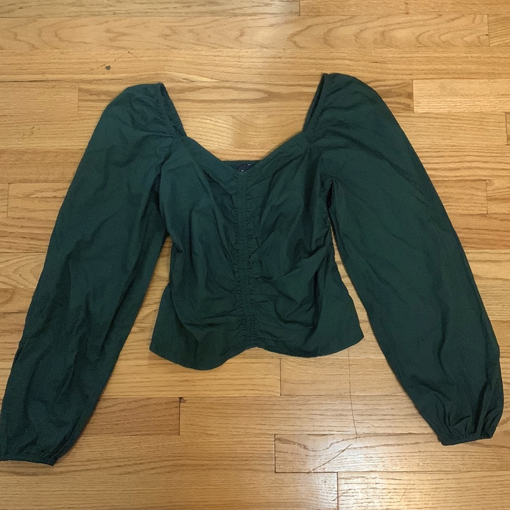 Green Long Sleeve Blouse from Gap